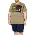 JACK & JONES Erkek Jjibowie Jjshorts Solid Sa Ps rahat şort lacivert blazer 44 Große Größen
