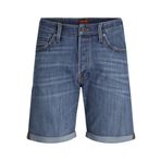 Jack & Jones Erkek JJICHRIS JJWOOD SHORTS GE 415 SN Şort, Blue Denim, XXL