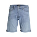 Jack & Jones Erkek JJICHRIS JJWOOD SHORTS GE 515 SN Şort, Blue Denim, M