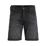 Jack & Jones Erkek JJICHRIS JJWOOD SHORTS GE 815 SN Şort, Siyah Denim, L