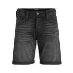 Jack & Jones Erkek JJICHRIS JJWOOD SHORTS GE 815 SN Şort, Siyah Denim, S