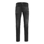 JACK & JONES Erkek JJIGLENN JJFOX GE 124 Jeans, Black Denim, 27/32