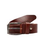 Jack & JONES Erkek Jjipaul Jjleather Belt Noos Kemer Kahverengi 80 cm (Üretici Bedeni: 80)