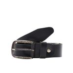 Jack & JONES Erkek Jjipaul Jjleather Belt Noos Kemer Siyah 80 cm (Üretici Bedeni: 80)