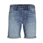 Jack & Jones Erkek JJIRICK JJBLAIR SHORTS GE 702 SN Şort, Blue Denim, S