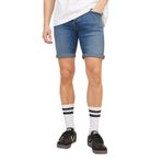 JACK & JONES Erkek JJIRICK JJFOX SHORTS 50SPS CB 037 SN Şort, Blue Denim, XS