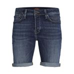 JACK & JONES Erkek JJIRICK JJFOX SHORTS 50SPS CB 038 SN Şort, Blue Denim, M