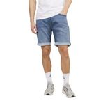 Jack & Jones Erkek JJIRICK JJICON SHORTS GE 381 I.K SS24 SN Şort, Blue Denim, M