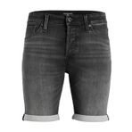 JACK & JONES Erkek JJIRICK JJICON SHORTS SQ 612 I.K SS24 SN Şort Siyah Denim S
