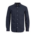 Jack & Jones, Erkek, JJJOE SHIRT LS PLAIN, Gömlek, Navy Blazer, S