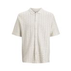 Jack & Jones Erkek JORBELMONT KNITTED SHIRT Gömlek Moonbeam S
