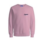JACK & JONES Erkek Joreaton Sweat Crew Neck FST Sweatshirt, Fairy Tale, XL