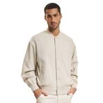 JACK & JONES Erkek JORFARO LINEN BOMBER JACKET Mont Ceket Kırık Beyaz L