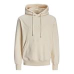 JACK & JONES Erkek Jorfrederiksberg Sweat Hood Spa, Antik beyaz., M