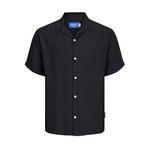 Jack & Jones Erkek JORJEFF MARBELLA RESORT SHIRT Gömlek, Siyah, L