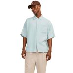 Jack & Jones Erkek JORJOHN OVERSIZED SHIRT SS Gömlek, Yeşil, M