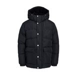 Jack & Jones Erkek JORLAKEWOOD PARKA JACKET BF Ceket, Siyah, S
