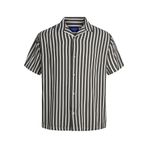 JACK & JONES Erkek Jorluke Aruba Resort Shirt SS kısa kollu gömlek, Parlak beyaz/şeritler: şeritler, XL