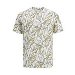 JACK & JONES Erkek Jorsplit AOP Tee Ss bisiklet yaka, Cloud Dancer., XS