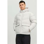 Jack & Jones Erkek Jorvesterbro Kapüşonlu Su Geçirmez Puffer Mont Taş 12238849