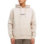 JACK & JONES Erkek Jorvesterbro Sweat Hood Noos Kapüşonlu Sweatshirt, Moonbeam, XL