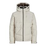 Jack & Jones Erkek JORVESTERBRO TEDDY JACKET NOOS Ceket, Koyu Bej, L