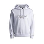 JACK & JONES Erkek Jprblaharold Sweat Hood FST kapüşonlu kazak, Beyaz, XL