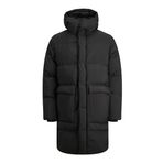 Jack & Jones Erkek JPRBLAJEFFERSON LONG PUFFER Mont, Siyah, L