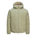 JACK & JONES Erkek Jprblubrook ters çevrilebilir ceket, kapitone ceket, Overland Trek, L