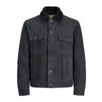 Jack & Jones Erkek JPRBLUSUEDE JACKET Ceket, Siyah, XL