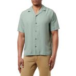 JACK & JONES Erkek JPRCCAARON TENCEL RESORT SHIRT S/S SN Gömlek Yeşil L