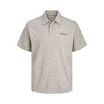 Jack & Jones Erkek Jprlewis SS Polo Styd Ss25, Badem Sütü, S