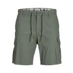 JACK & JONES Erkek JPSTACE JJSUMMER CARGO SHORT Kargo Şort Avage Green XS