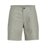 JACK & JONES Erkek JPSTACE JJSUMMER LINEN BLEND SHORT SN Şort, Deep Lichen Green Detail:MELANGE, S