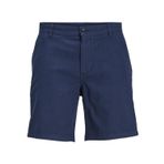 JACK & JONES Erkek JPSTACE JJSUMMER LINEN BLEND SHORT SN Şort, Navy Blazer, L