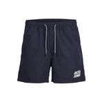 Jack & Jones Erkek JPSTBALI JJSWIMSHORTS AKM SMALL LOGO Deniz Şortu, Lacivert, S
