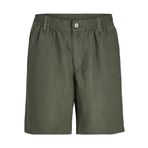 Jack & Jones Erkek JPSTBILL JJLAWRENCE LINEN SHORT SN Jogger Şort, Koyu Yeşil, XL