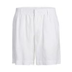 Jack & Jones Erkek JPSTBILL JJLAWRENCE LINEN SHORT SN Jogger Şort, Parlak Beyaz, L