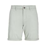 JACK & JONES Erkek JPSTBOWIE JJSHORTS SOLID SN Chino Şort Açık Mat Yeşil S