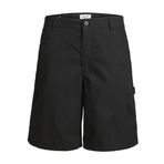 JACK & JONES Erkek JPSTCARPENTER SHORTS Şort, Black, M