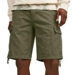 JACK & JONES Erkek JPSTCOLE BARKLEY JJCARGO SHORTS SN Kargo Şort Koyu Yağ Yeşili M