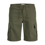 JACK & JONES Erkek Jpstcole Dylan Kargo Şort Mid Pls, Zeytin gecesi, 42