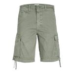 JACK & JONES Erkek JPSTCOLE JJTUCKER CARGO SHORT SN Kargo Şort Gri S