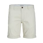 JACK & JONES Erkek Jpstdave Jjchino AKM Chino Şort, Moonbeam, S