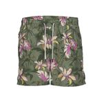 JACK & JONES Erkek JPSTFIJI JJSWIM AOP ORIGINALS LY Deniz Şortu Koyu Yeşil XL