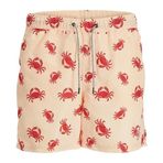 JACK & JONES Erkek JPSTFIJI JJSWIM AOP SS24 LY SN Mayo, Apricot Ice, Small EU