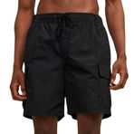 Jack & Jones Erkek JPSTFIJI JJSWIM CARGO LY Deniz Şortu, Siyah, M
