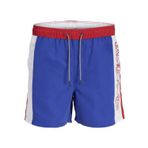 JACK & JONES Erkek JPSTFIJI JJSWIM COLORBLOCKING LY Deniz Şortu Mavi M
