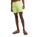JACK & JONES Erkek JPSTFIJI JJSWIM DOUBLE LOGO SN LY Mayo, Wild Lime, X-Large EU