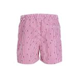 JACK & JONES Erkek JPSTFIJI JJSWIM SMALL STRIPES LY Deniz Şortu Fuşya M